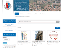 Tablet Screenshot of comune.sesto-fiorentino.fi.it